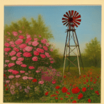 Gartenwindmühle, Windmühle für Garten, Gartenwindmühle kaufen, Gartenwindmühle Bild 2