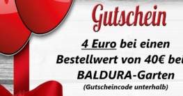 BALDUR-Garten 4€ Gutschein (bis 31.12.2022)